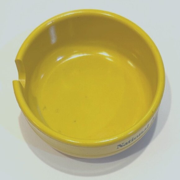 National Airlines Small Ashtray Yellow VINTAGE - Picture 10 of 12